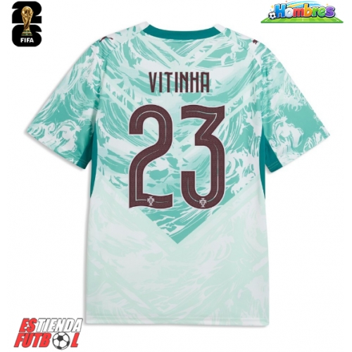 Portugal Vitinha #23 Segunda Equipación Mundial 2026 Manga Corta